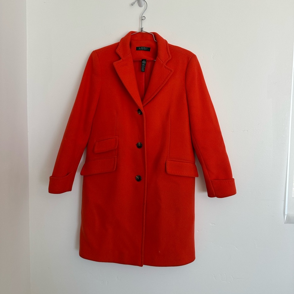 Ralph Lauren Orange dress Coat